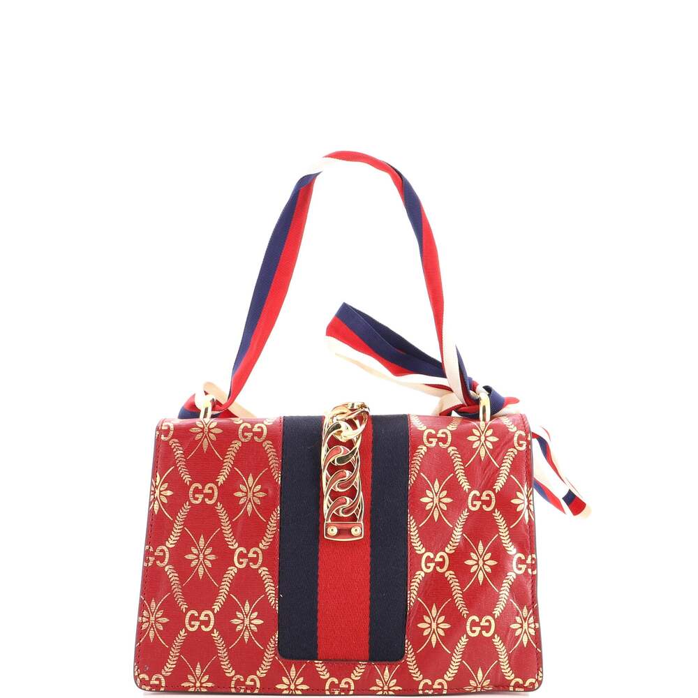Gucci Sylvie Shoulder Bag Printed #324407G93B - Picture 3 of 7